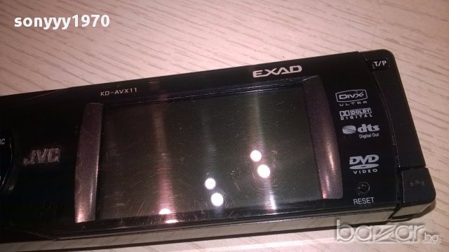 Jvc car audio/video dvd-панел за кола-внос швеицария, снимка 9 - Аксесоари и консумативи - 16168835