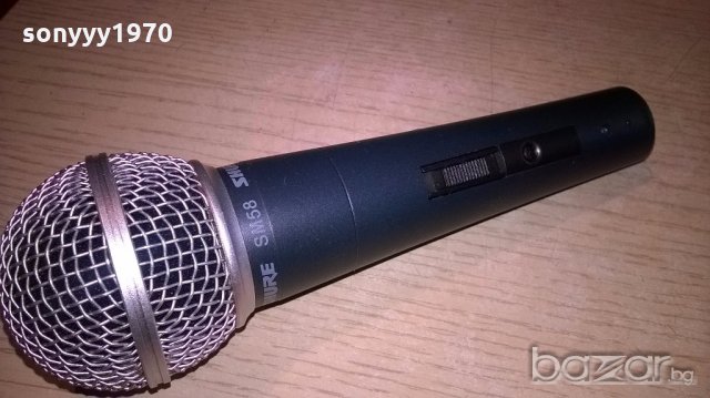 shure  sm58-микрофон-внос швеицария, снимка 4 - Микрофони - 19287877