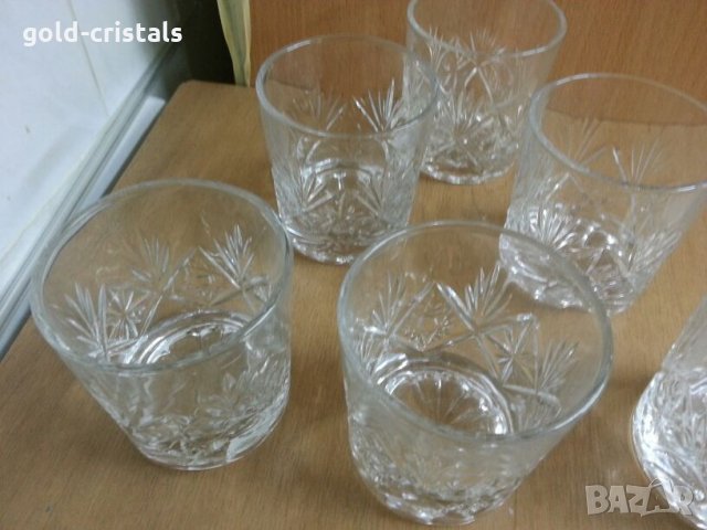  кристални чаши , снимка 10 - Антикварни и старинни предмети - 24766364