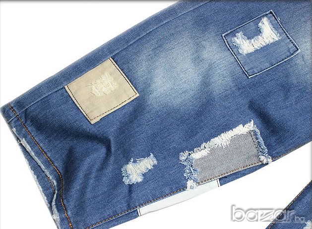 D&G Dolce and Gabbana Patch Metal Plate Мъжки Къси Дънки size 46 (30), снимка 4 - Дънки - 6839102