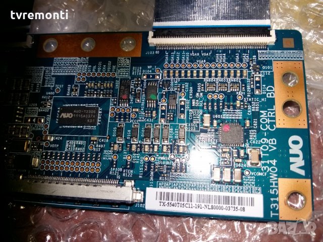 T-CONTROL BOARD T315HW04 VB 31T09-C0M, снимка 2 - Части и Платки - 22028554