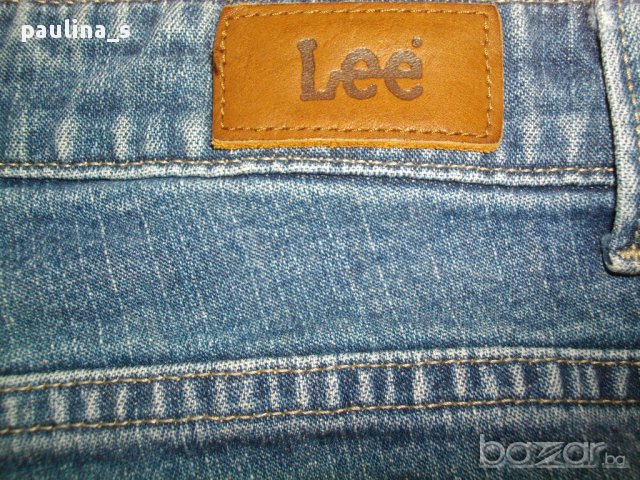Дамски дънкови бермуди "Lee"original brand / голям размер , снимка 8 - Дънки - 15022441