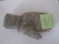 Машинно плетени детски ръкавици от вълна от як с един пръст,, снимка 4