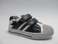 Детски обувки CHIPPO естествена кожа бял/син , снимка 1 - Детски маратонки - 20979044