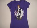  Justin Bieber,дамска или за девойка тениска, 158/164 см., снимка 2