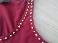 AX асиметрична туника/рокля в бордо, снимка 1 - Детски Блузи и туники - 21278729