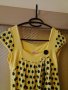 Дам.туника-блуза-"YILSAN"-/вискоза+ликра/-патеш.жълта с точки. Закупена от Италия., снимка 2