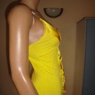 Нов изящен жълт дамски топ / потник, дамско бюстие, корсет, дамска блуза / тениска без ръкави, ръкав, снимка 2 - Корсети, бюстиета, топове - 9015436