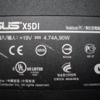 Лаптоп Asus – X5DI, снимка 4 - Лаптопи за дома - 24863083