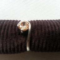 Сребърен дамски пръстен, гривна, синджирче с кристално сърце със сребърен обков, снимка 8 - Пръстени - 17658940