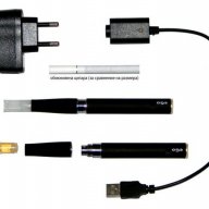 Луксозна електронна цигара eGo с диоден индикатор - 650mAh (2 бр в комплект), снимка 6 - Електронни цигари - 8906377