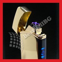 Ветроустойчива електронна запалка на ток плазмена волтова дъга зареждаща се USB zippo подарък пури, снимка 2 - Запалки - 24359865