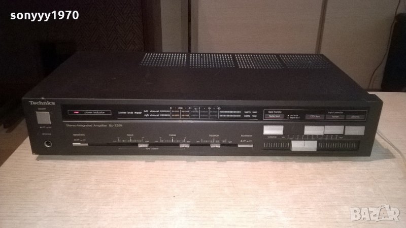 technics su-z250 stereo amplifier-made in japan-внос швеицария, снимка 1