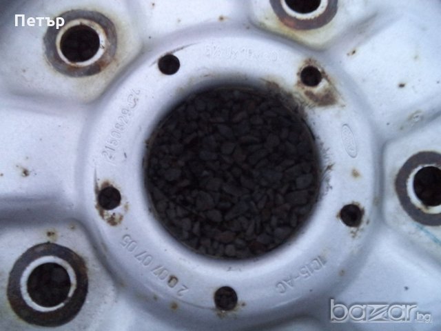 Продавам железни джанти 15'' от Форд транзит -2010г, снимка 4 - Гуми и джанти - 19908988