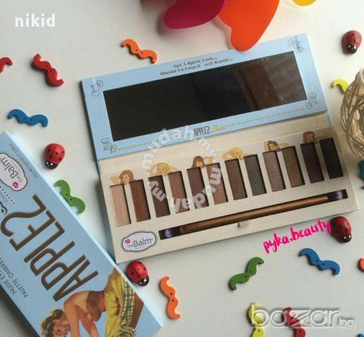 The Balm Nude Dude APPLE 2 thebalm dude 12 цвята сенки грим за очи, снимка 3 - Декоративна козметика - 16774506