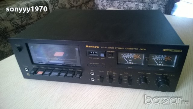 sankyo std-2000 stereo cassette deck-made in japan-9.2 кг-внос швеицария, снимка 3 - Декове - 10272155