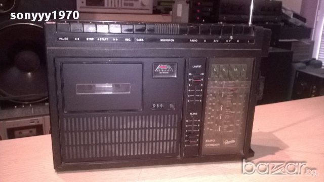 Greatz euro corder 305-ретро колекция-внос швеицария, снимка 3 - Ресийвъри, усилватели, смесителни пултове - 15312552