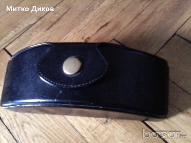 Кожен калъф за очила Кwiat с бархет, снимка 2 - Слънчеви и диоптрични очила - 21122950