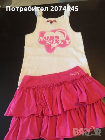 Летен комплект потник и пола Miss Sixty размер 10-12