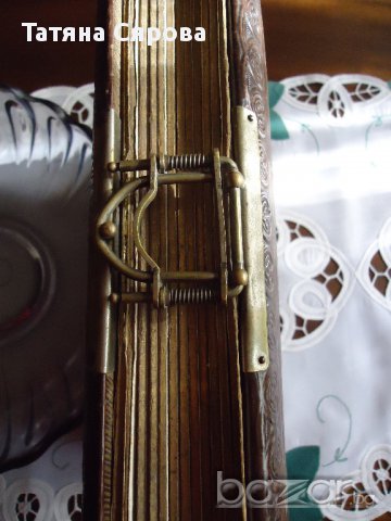 Старинен албум за снимки с кожени корици , снимка 7 - Антикварни и старинни предмети - 12306807