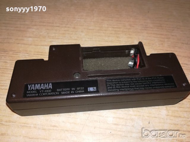 yamaha yt-1000 guitar/bass tuner-внос англия, снимка 16 - Струнни инструменти - 20694315