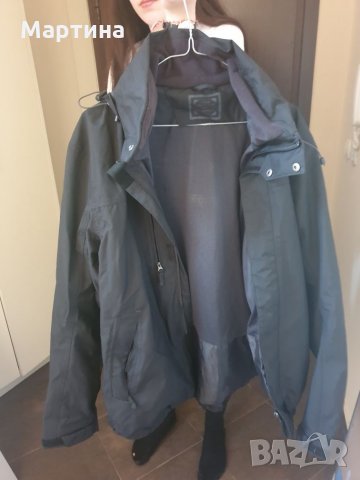 Ветроупорно черно яке за дъжд , снимка 2 - Спортни дрехи, екипи - 24863454