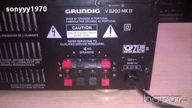 Grundig v8200 mkII amplifier-made in germany-внос швеицария, снимка 12 - Ресийвъри, усилватели, смесителни пултове - 14330222