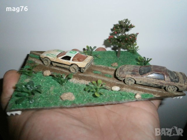  Мини Diorama rally 10x15cm Уникат, снимка 7 - Колекции - 25056407
