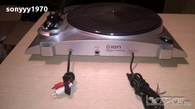 Ion-profile express-vinyl to mp3 turnable-в кашон-внос англия, снимка 15 - Ресийвъри, усилватели, смесителни пултове - 16846216