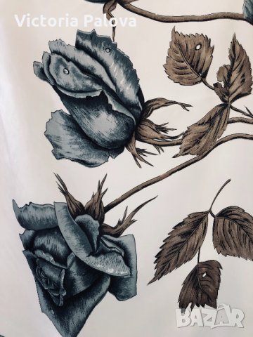 Копринен шал 78см на 78см, снимка 2 - Шапки - 26117840