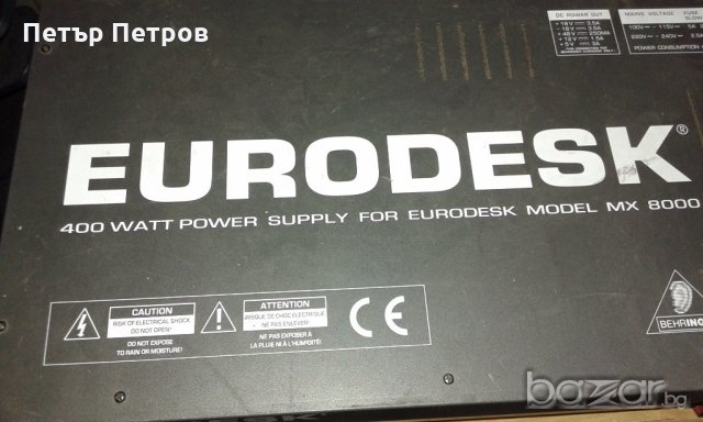 Eurodesk 400 Watt Power Supply/Behringer, снимка 1