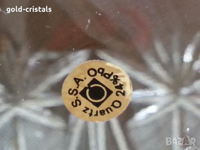 голяма кристална купа , снимка 2 - Антикварни и старинни предмети - 22999370