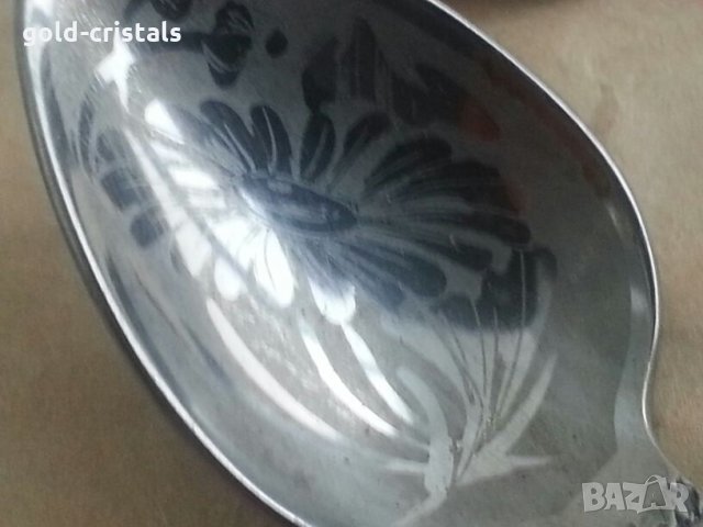 Ювелирна руска лъжичка много рядка, снимка 2 - Антикварни и старинни предмети - 24069660