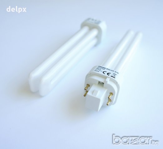 Лампа U-образна OSRAM енергоспестяваща с цокъл G24Q 220V 26W 165mm, снимка 1 - Лампи за стена - 17441027