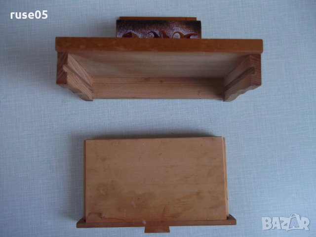 Моливник с чекмедже дървен от соца съветски, снимка 7 - Други ценни предмети - 25995190