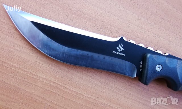 Ловен нож с фиксирано острие JL-01AB / S037A, снимка 6 - Ножове - 24480007