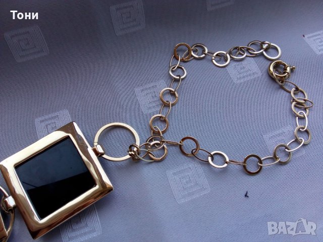  Стилно колие Dyrberg/Kern със големи камъни  Swarowski, снимка 13 - Колиета, медальони, синджири - 26110532