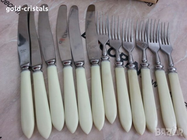 ретро руски прибори за хранене вилици  ножове, снимка 1 - Прибори за хранене, готвене и сервиране - 25246822