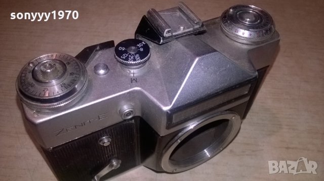 zenit-e made in ussr-ретро фотоапарат-без обектив, снимка 4 - Фотоапарати - 25386691