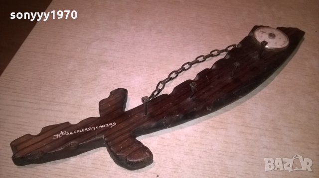 меч-дърво/метал-ретро колекция-внос испания-43х10см
