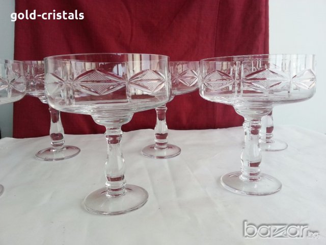 кристални чаши