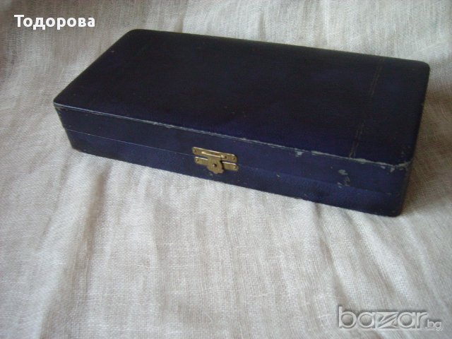 Старинен комплект райх прибори в кутия, снимка 2 - Антикварни и старинни предмети - 16632128