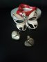 Сребърен масивен лот  с бял седеф/обеци и медальон/, снимка 1 - Бижутерийни комплекти - 25650597