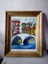 картина-стария мост от даниел динев, снимка 1 - Картини - 21821453