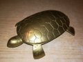антика костенурка-ретро колекция-мед/месинг-внос франция, снимка 2