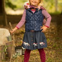 Кокетно елеченце Pumpkin patch, снимка 2 - Детски якета и елеци - 23405012