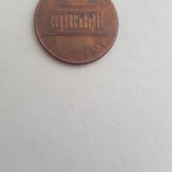 Монета Един Американски Цент 2001г. / 2001 1 US Cent KM# 201b Schön# 202a, снимка 1 - Нумизматика и бонистика - 15530642