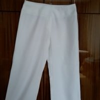 Нов бял панталон + подарък перлена гривна, снимка 7 - Панталони - 25179546