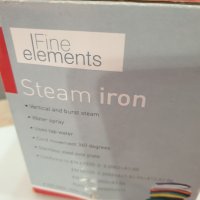 Парна ютия Фини елементи Steam Iron 1600w от неръждаема стомана, снимка 2 - Ютии - 24362010