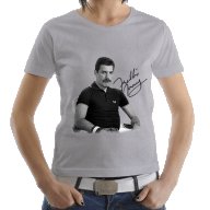 Уникални дамски тениски на Freddie Mercury с нова печатна технология. Прати ни любимата си снимка!, снимка 6 - Тениски - 12034973